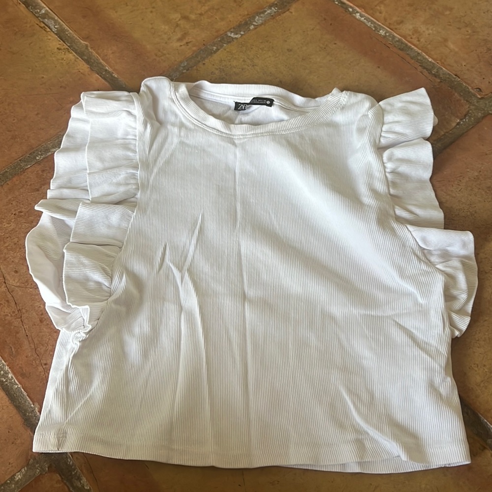 Zara white basic
